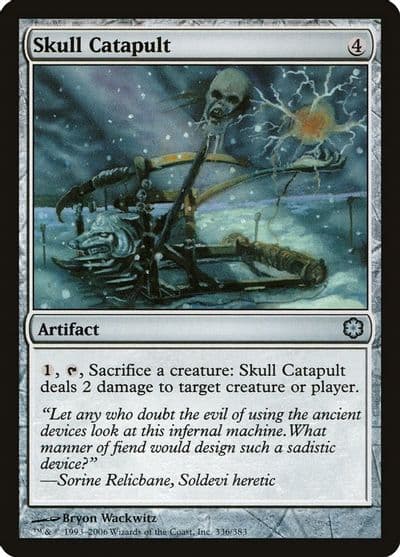 Skull Catapult Coldsnap Theme Deck Reprints Magic card