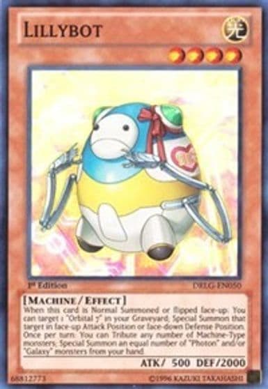 Lillybot Dragons of Legend Yu-Gi-Oh! card