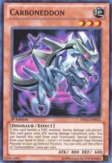 Carboneddon Dragons of Legend Yu-Gi-Oh! card