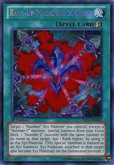 Rank Up Magic Quick Chaos Dragons of Legend Yu-Gi-Oh! card