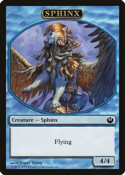 Sphinx Token Journey Into Nyx Magic card