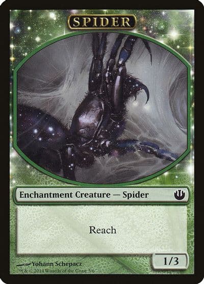 Spider Token Journey Into Nyx Magic card