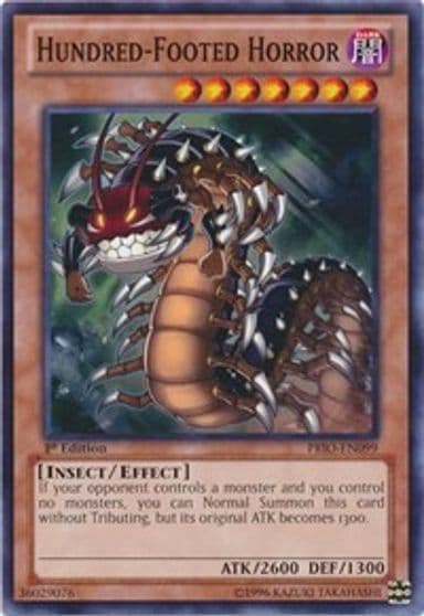 Hundred Footed Horror Primal Origin Yu-Gi-Oh! card
