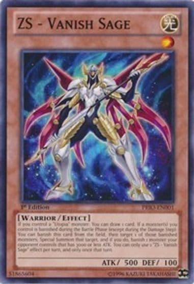 ZS Vanish Sage Primal Origin Yu-Gi-Oh! card