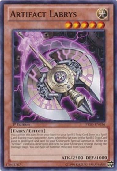 Artifact Labrys Primal Origin Yu-Gi-Oh! card