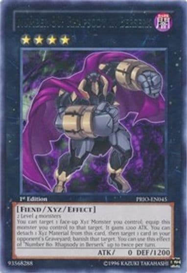 Number 80 Rhapsody in Berserk Primal Origin Yu-Gi-Oh! card