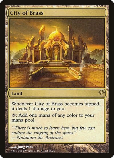 City of Brass Magic Modern Event Deck Magic card