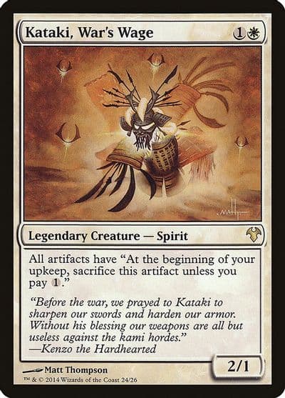 Kataki Wars Wage Magic Modern Event Deck Magic card