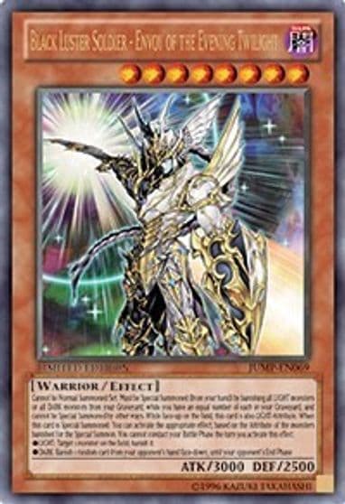 Black Luster Soldier Envoy of the Evening Twilight Shonen Jump Magazine Promos Yu-Gi-Oh! card