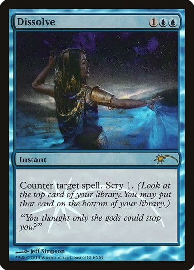 Dissolve FNM Promos Magic card
