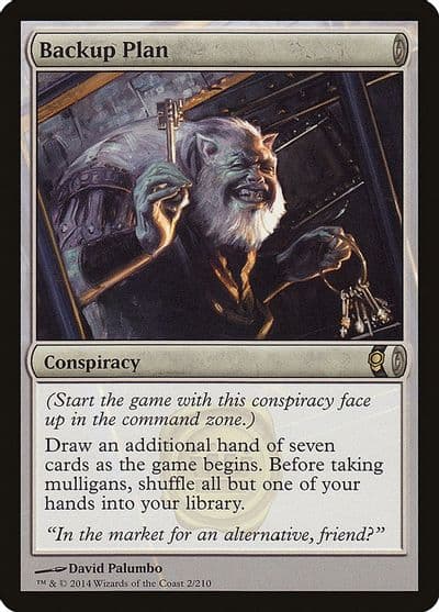 Backup Plan Conspiracy Magic card