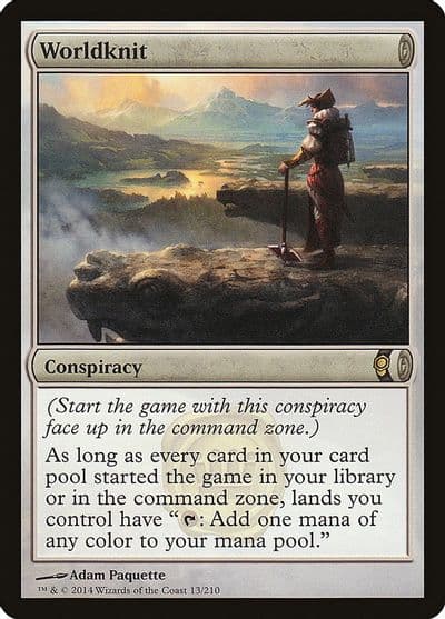 Worldknit Conspiracy Magic card