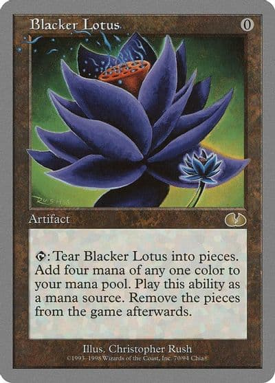 Blacker Lotus Unglued Magic card