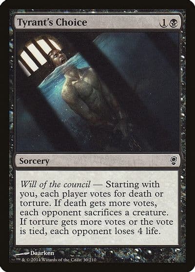 Tyrants Choice Conspiracy Magic card