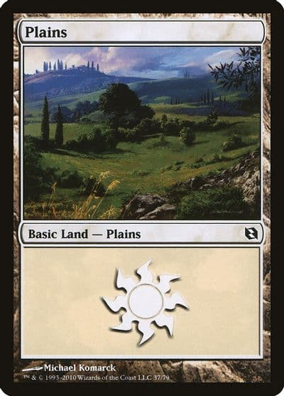 Plains 37 Duel Decks: Elspeth vs. Tezzeret Magic card
