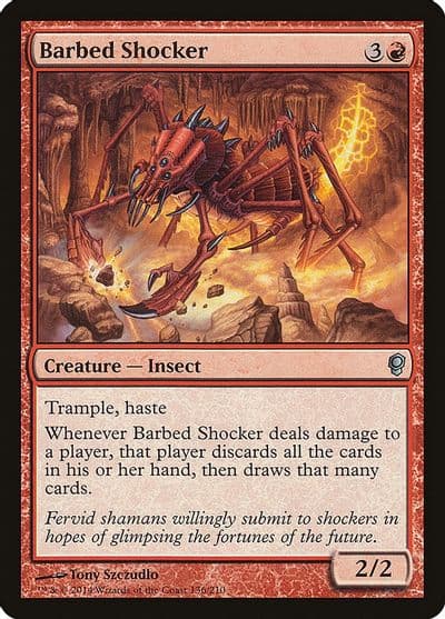 Barbed Shocker Conspiracy Magic card