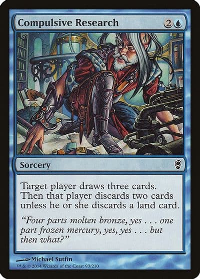 Compulsive Research Conspiracy Magic card