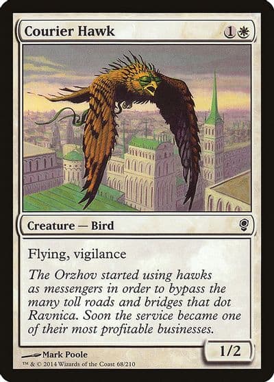 Courier Hawk Conspiracy Magic card