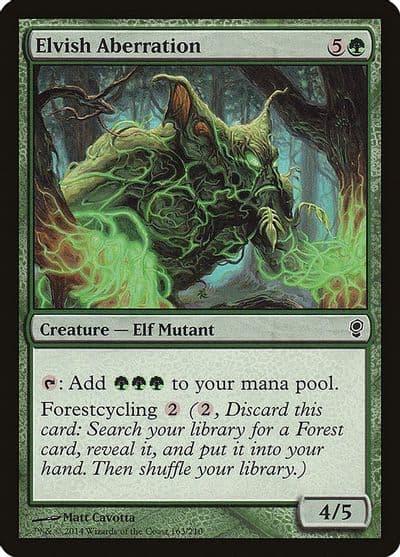 Elvish Aberration Conspiracy Magic card