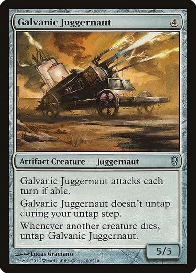 Galvanic Juggernaut Conspiracy Magic card