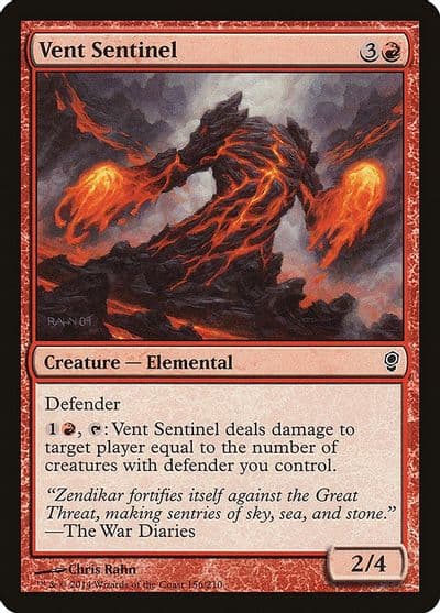 Vent Sentinel Conspiracy Magic card