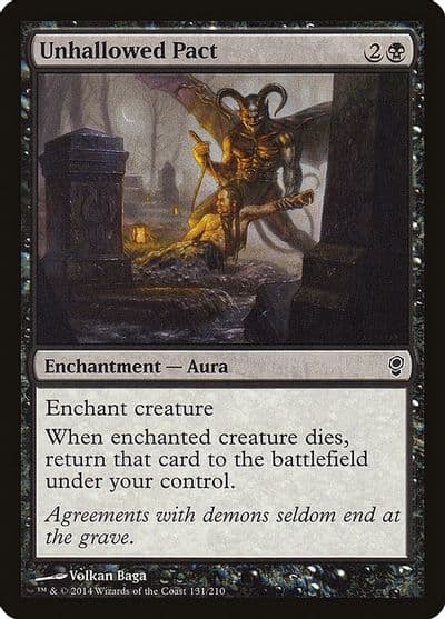 Unhallowed Pact Conspiracy Magic card