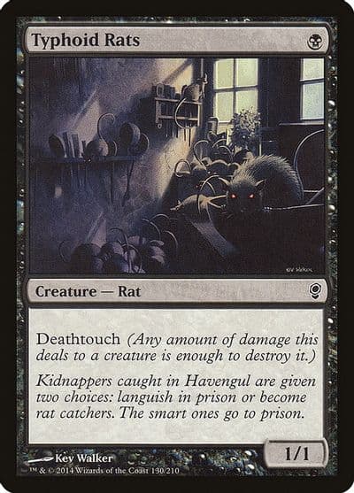 Typhoid Rats Conspiracy Magic card