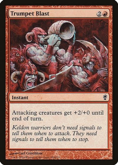 Trumpet Blast Conspiracy Magic card