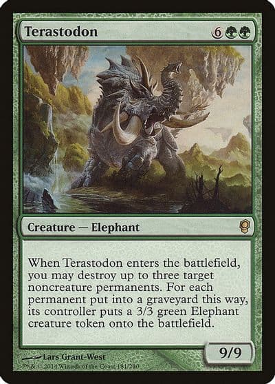 Terastodon Conspiracy Magic card