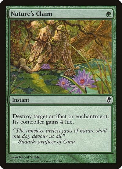 Natures Claim Conspiracy Magic card