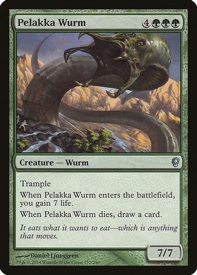 Pelakka Wurm Conspiracy Magic card