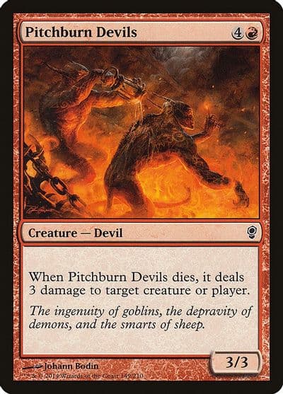 Pitchburn Devils Conspiracy Magic card