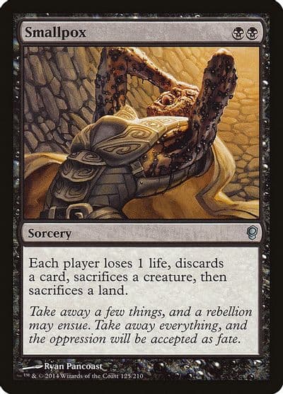 Smallpox Conspiracy Magic card