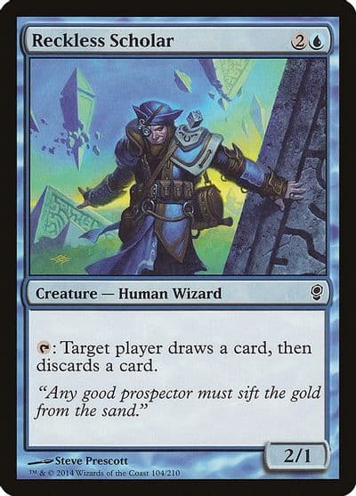 Reckless Scholar Conspiracy Magic card
