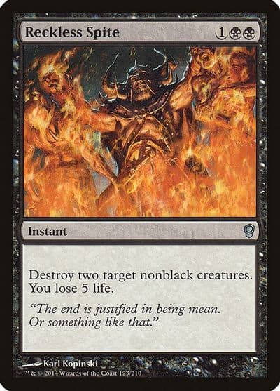 Reckless Spite Conspiracy Magic card