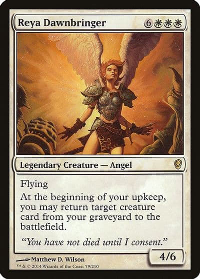 Reya Dawnbringer Conspiracy Magic card