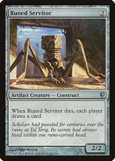 Runed Servitor Conspiracy Magic card