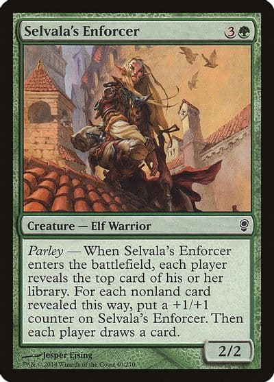 Selvalas Enforcer Conspiracy Magic card