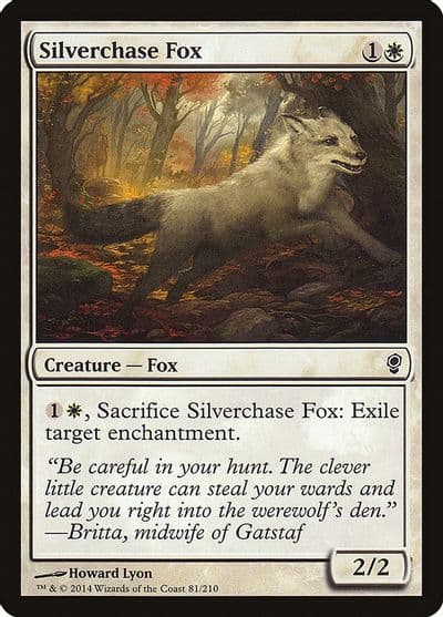 Silverchase Fox Conspiracy Magic card