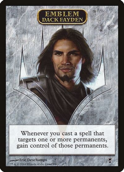 Emblem Dack Fayden Conspiracy Magic card