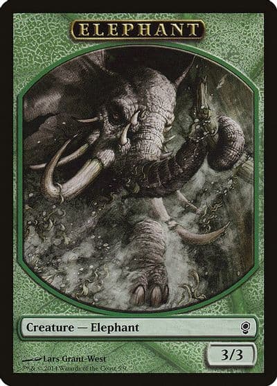 Elephant Token Conspiracy Magic card