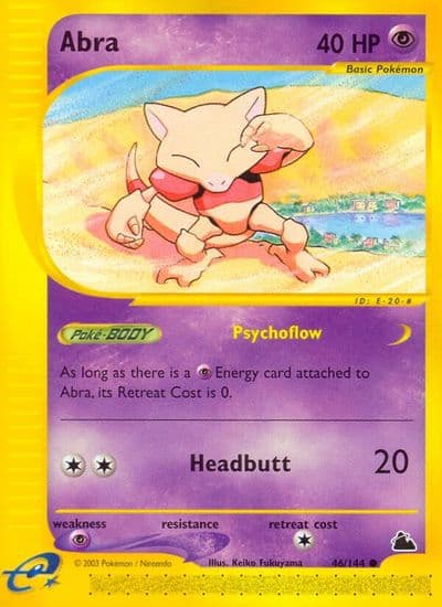 Abra Skyridge Pokemon card
