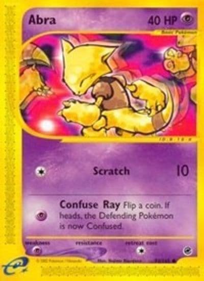 Abra Expedition Pokemon card