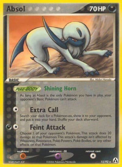 Absol Legend Maker Pokemon card