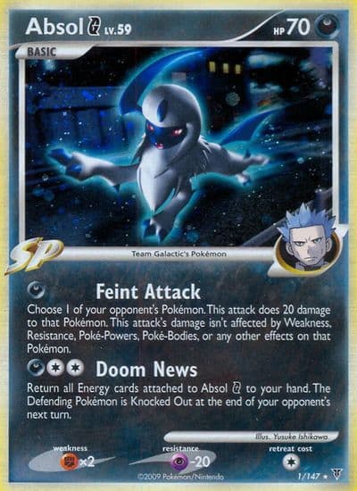 Absol G Supreme Victors Pokemon card
