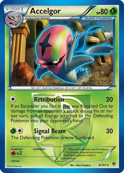 Accelgor (Team Plasma) Plasma Blast Pokemon card