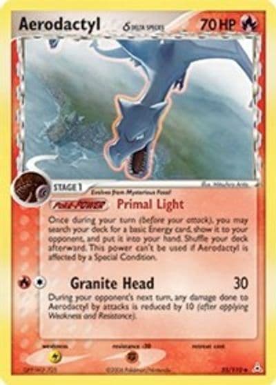 Aerodactyl (Delta Species) Holon Phantoms Pokemon card