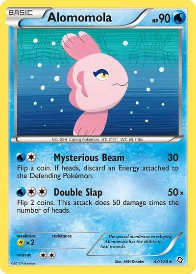 Alomomola Dragons Exalted Pokemon card