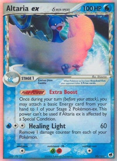 Altaria ex (Delta Species) Dragon Frontiers Pokemon card