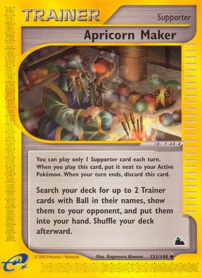 Apricorn Maker Skyridge Pokemon card